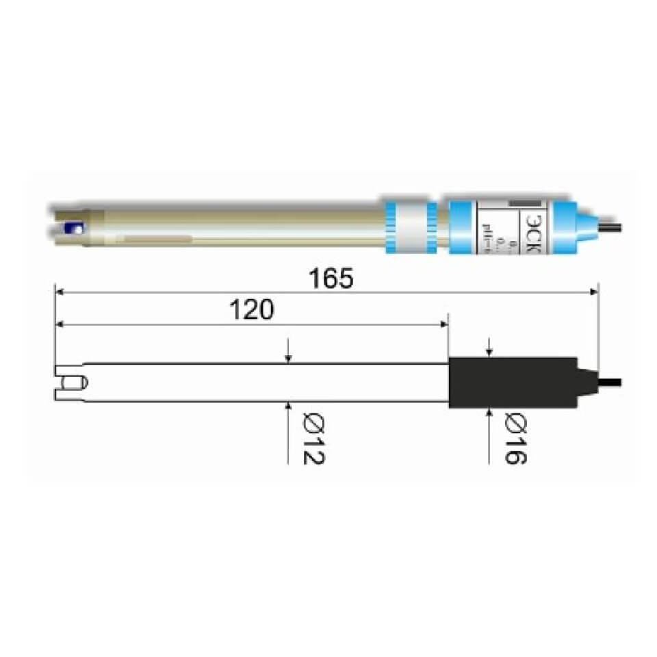 Электрод комбинированный ЭСК-10607/7 (стеклянный)