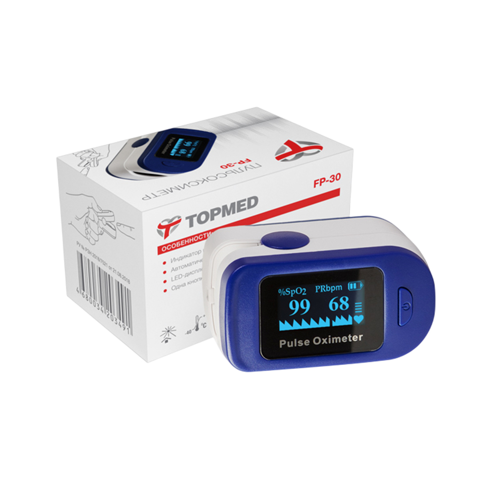 Пульсоксиметр TOPMED FP-30 фото1
