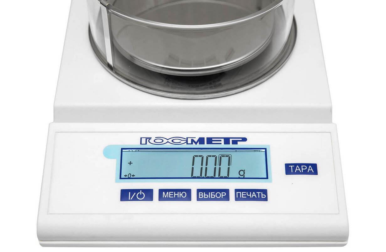 Весы лабораторные Госметр  ВЛТЭ-210/510 (210 г / 510 г, 0,001 г / 0,01 г, внешняя калибровка) фото2