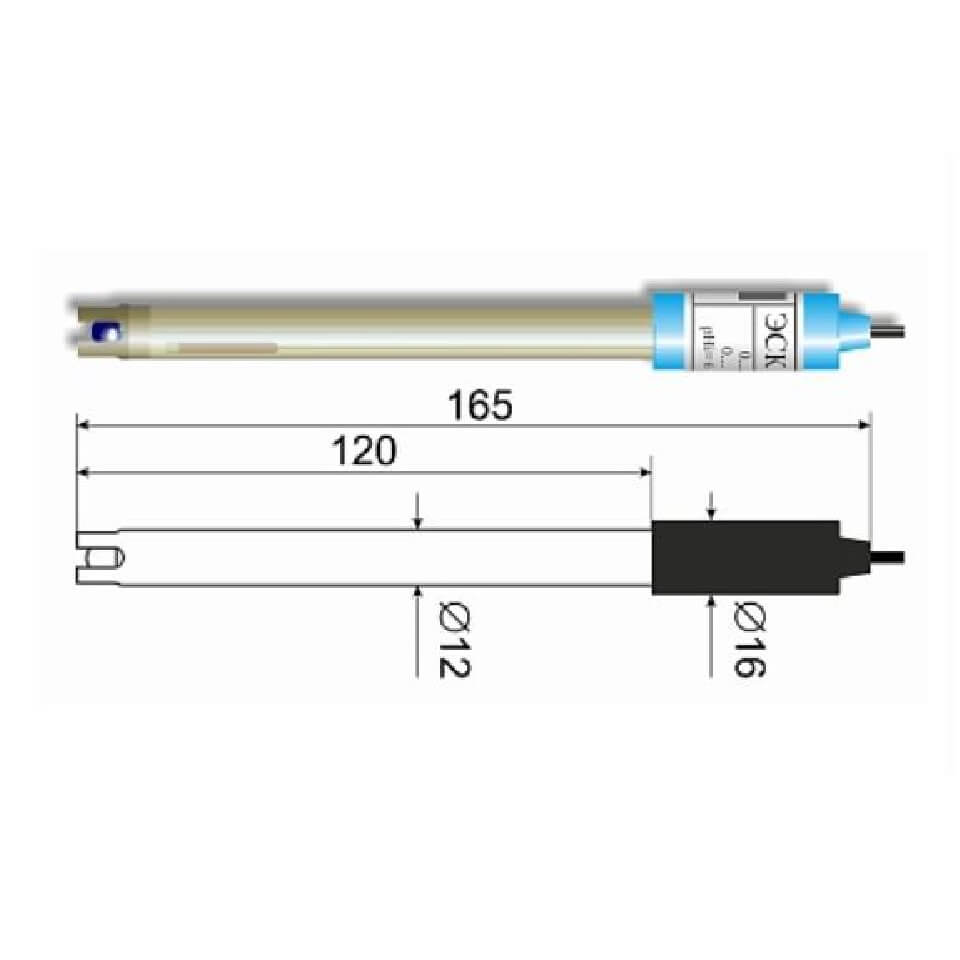 Электрод комбинированный ЭСК-10608/7 (стеклянный)