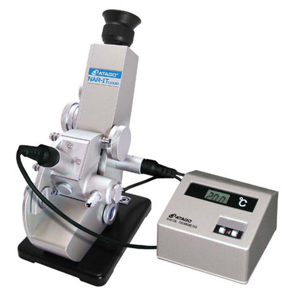 Рефрактометр Аббе Atago NAR-1T Liquid (1,3…1,7 nD, 0…95 % Brix)