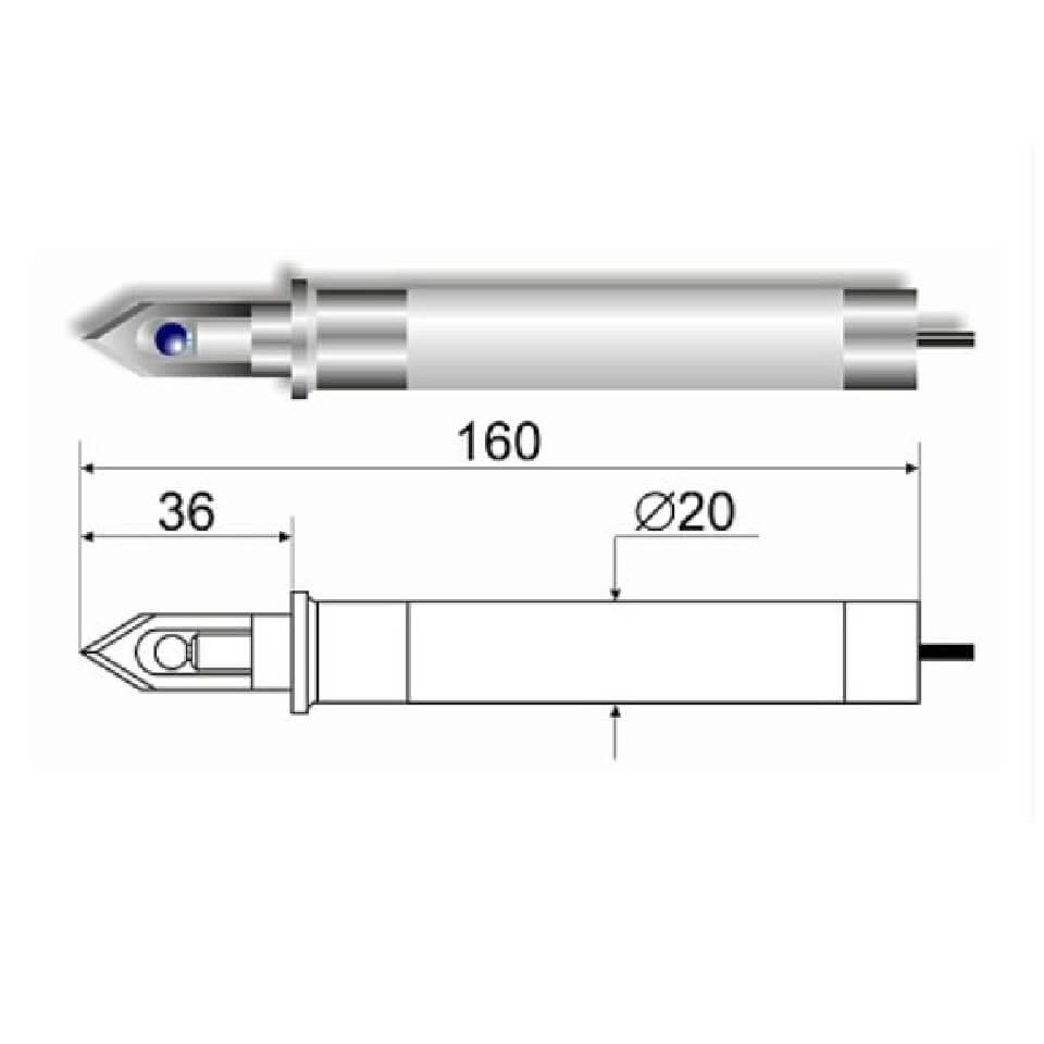 Электрод комбинированный ЭСК-10616/7 (стеклянный, с ножевым устройством)