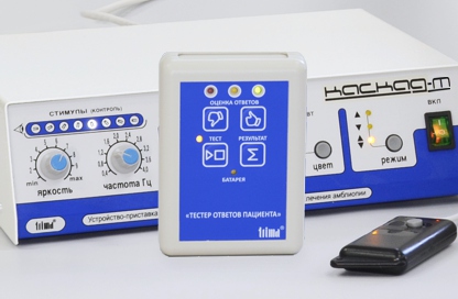 Аппарат КАСКАД-М с тестером ответов пациента