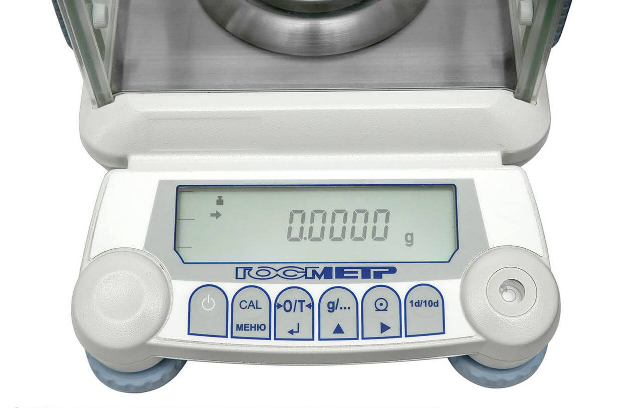 Весы аналитические Госметр ВЛ-220С (220 г, 0,0001 г, самокалибровка) фото2