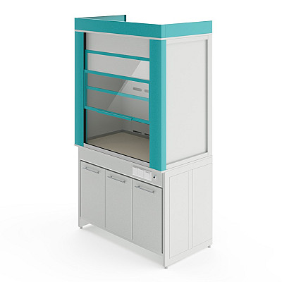 Металлический вытяжной шкаф Теолаб ШВМ-1200 МОН-Комфорт: фотографии