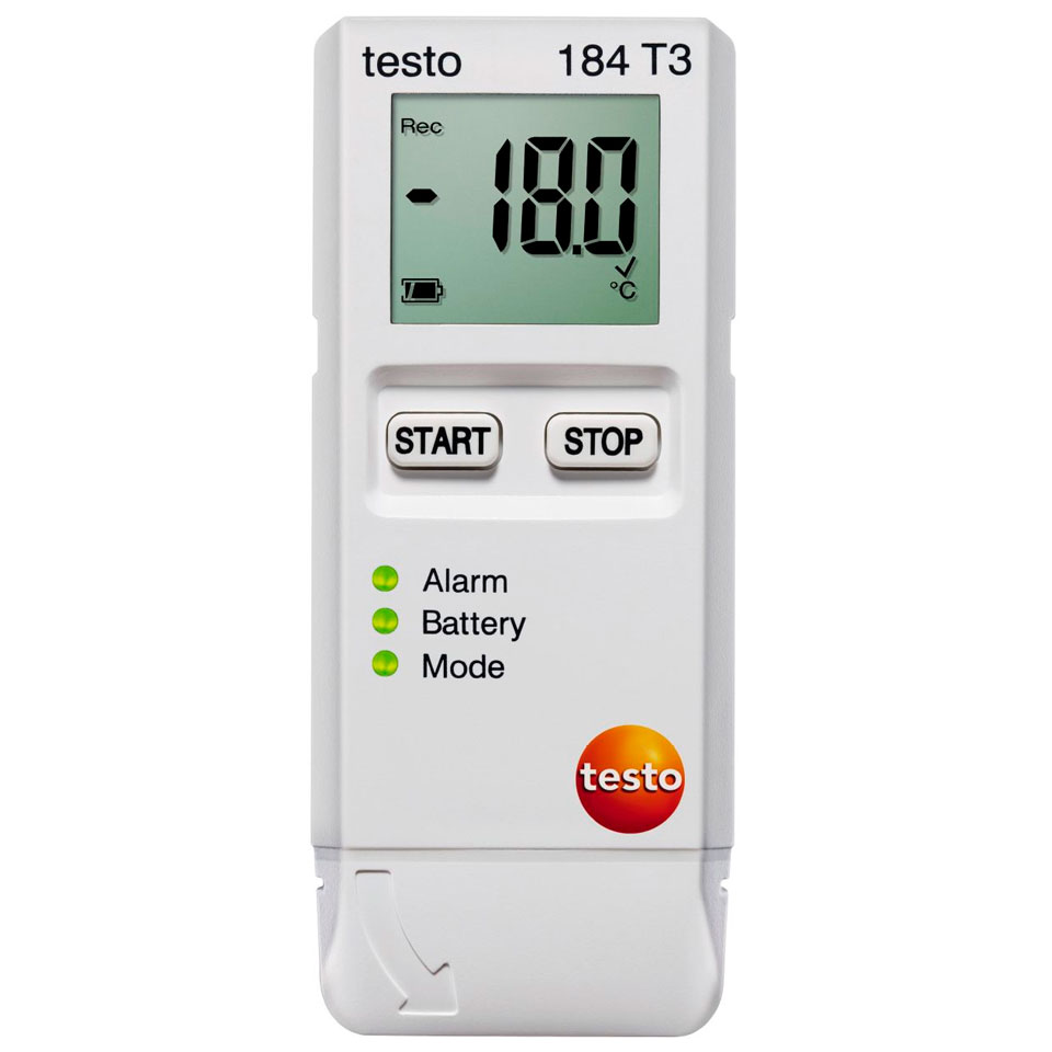 USB-логгер данных температуры Testo 184 T3 фото2